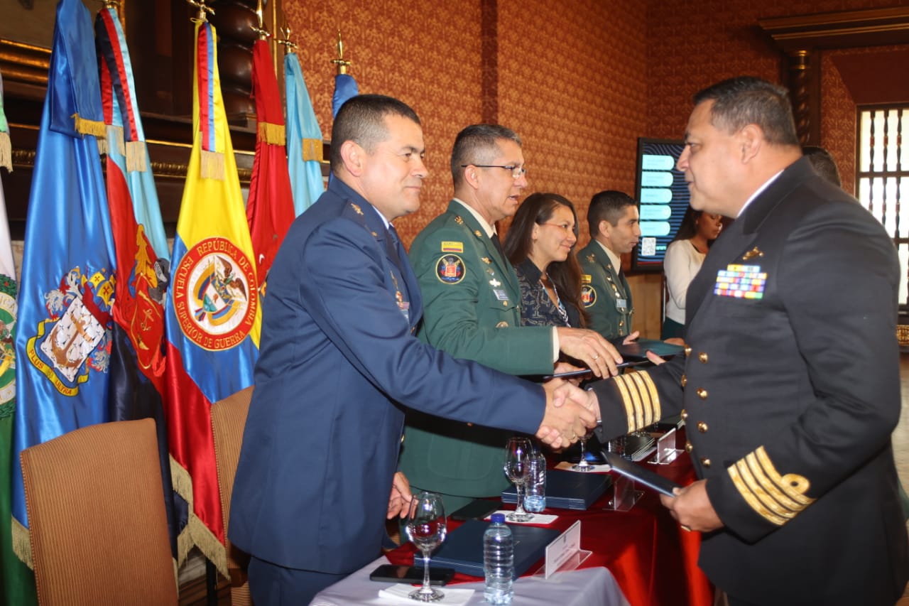 Representación internacional Ceremonia de Claursura del Curso de Agregados Militares 2024 