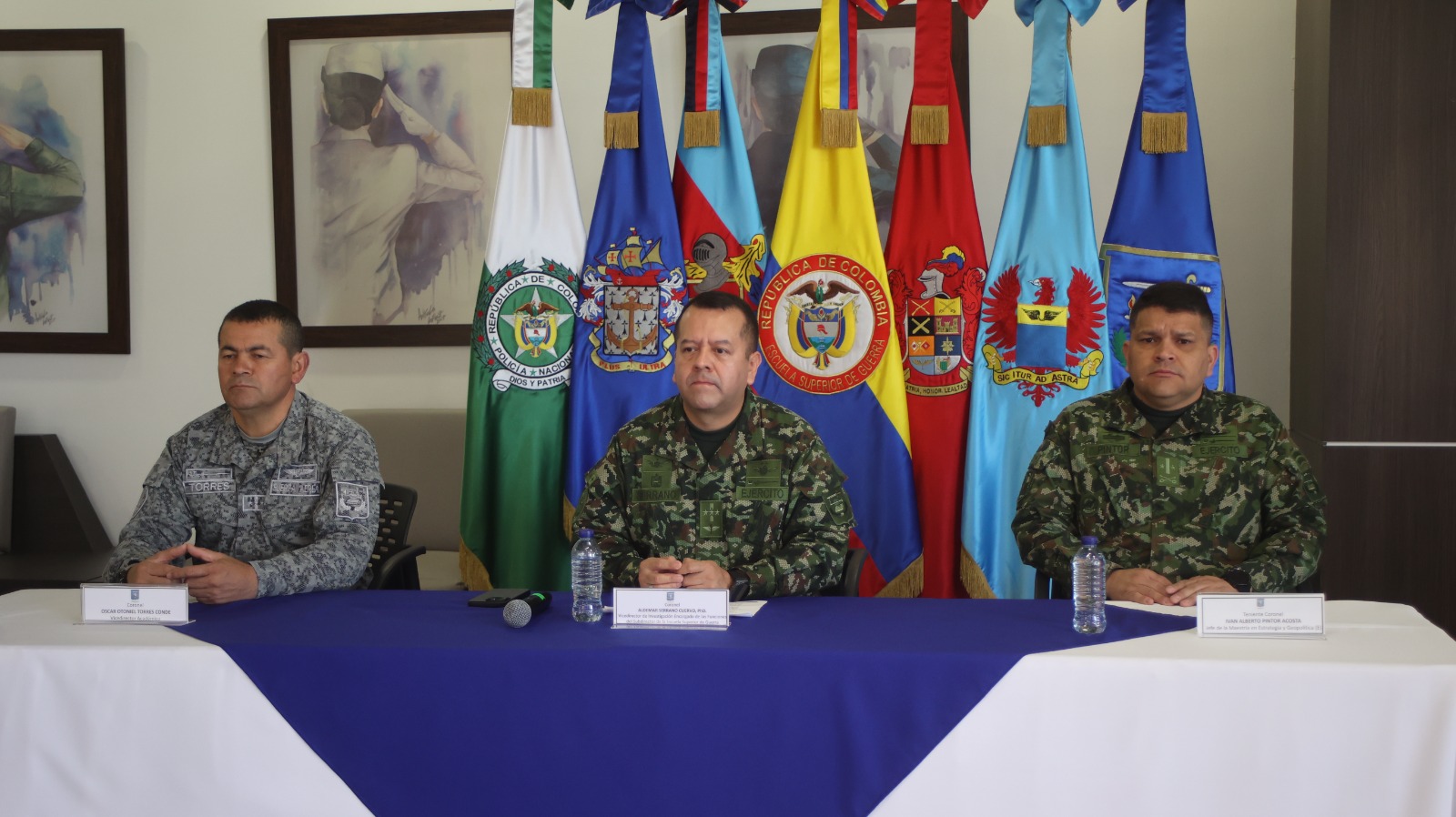 Oficiales se preparan para representar internacionalmente nuestras fuerzas militares 