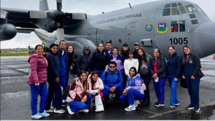 Coronel Eduardo Sánchez participó en Brigada de salud en La Macarena 