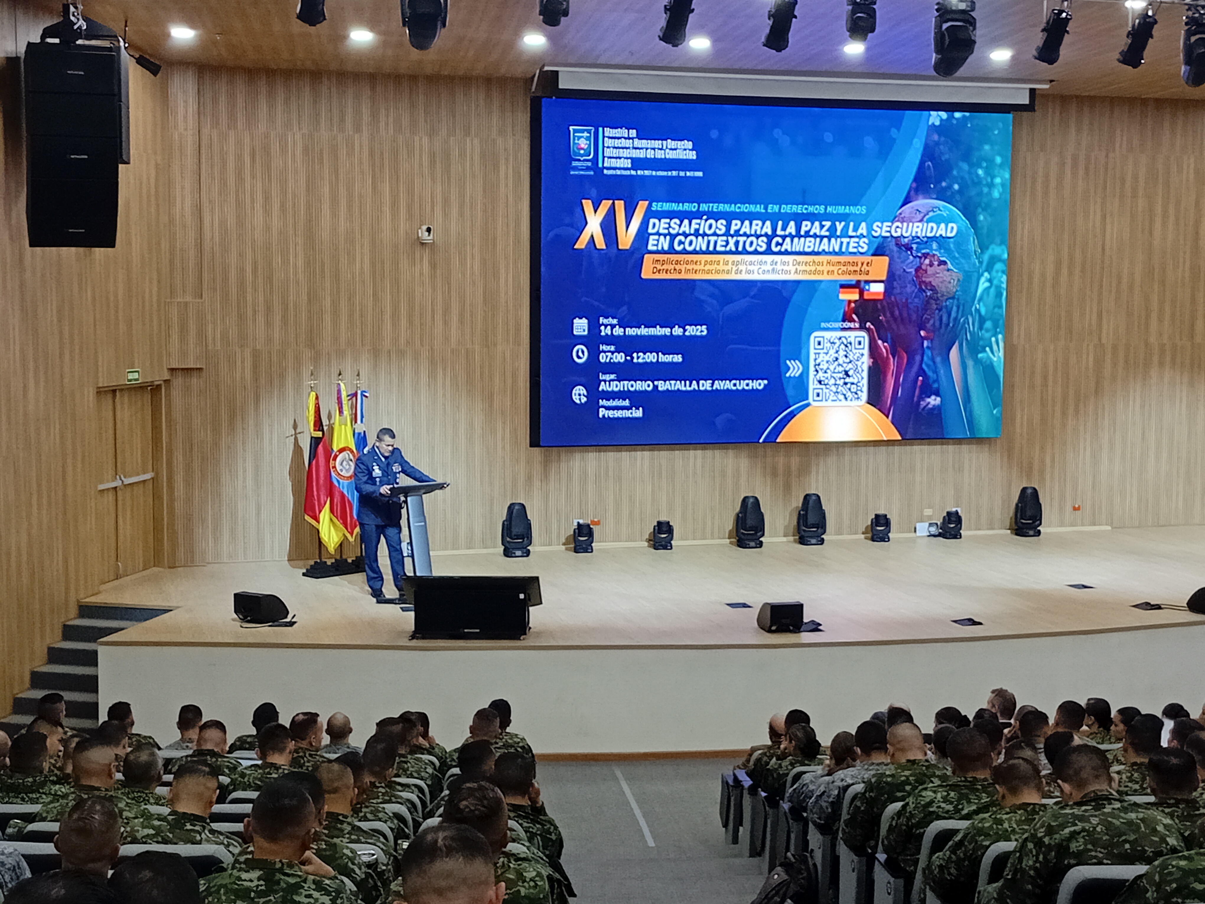 La ESDEG analiza los desafíos contemporáneos de la paz y la seguridad en el XV seminario internacional de derechos humanos