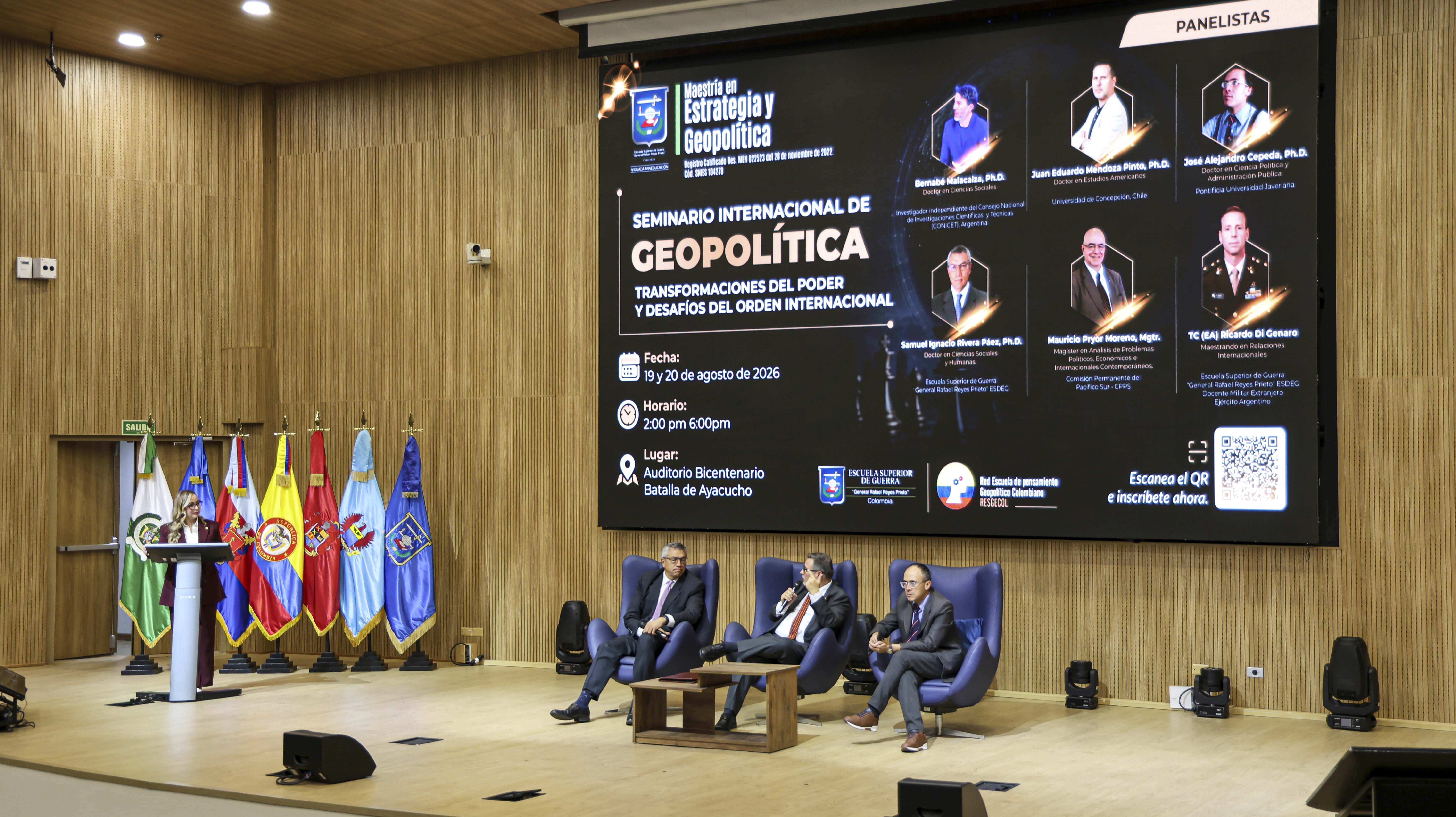  Seminario Internacional de Geopolítica analizó las Transformaciones del poder y los desafíos del Orden Internacional