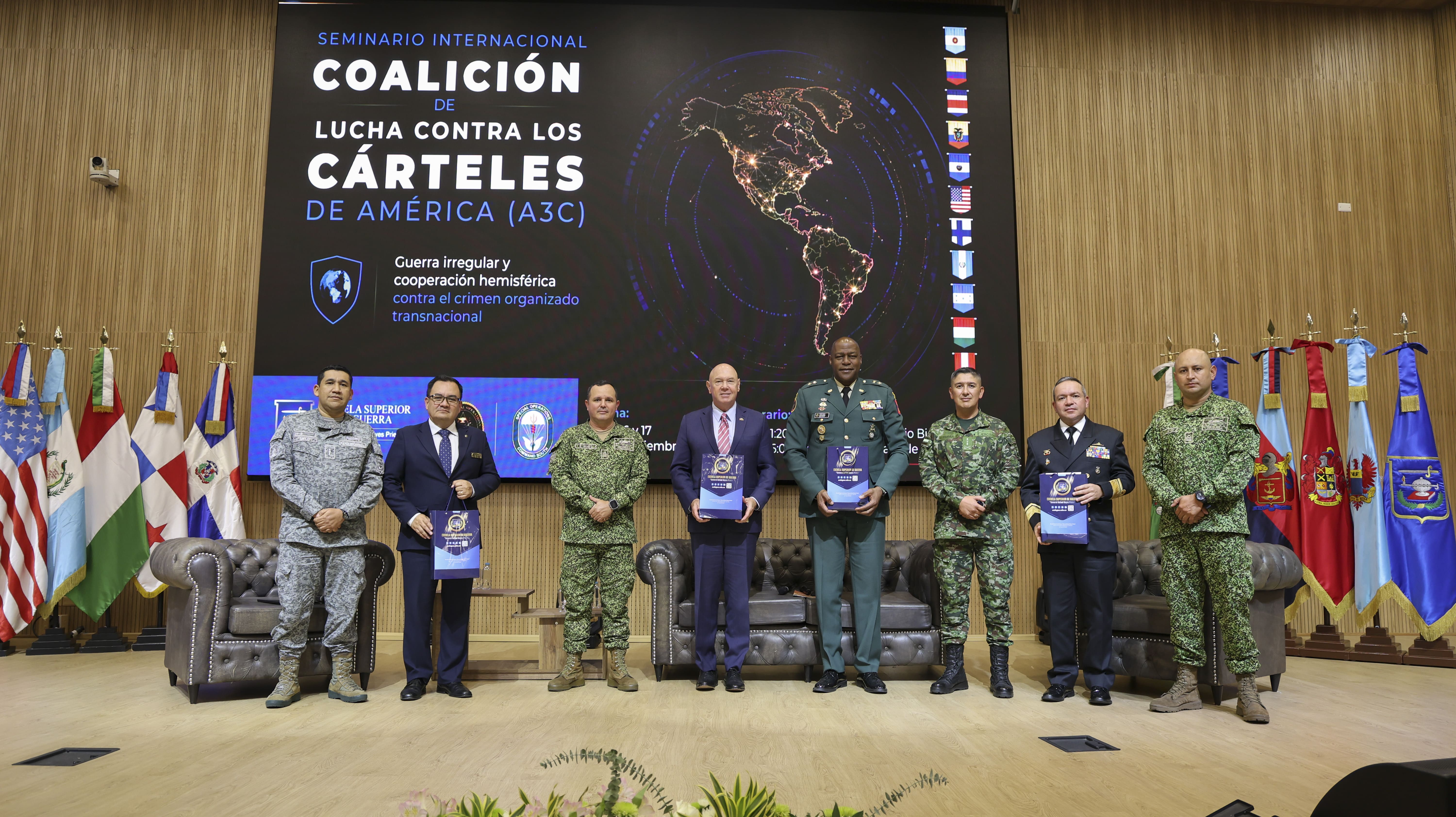  Nuevos escenarios de Seguridad Hemisférica: ESDEG aborda la evolución del Crimen Organizado Transnacional en Seminario Internacional A3C