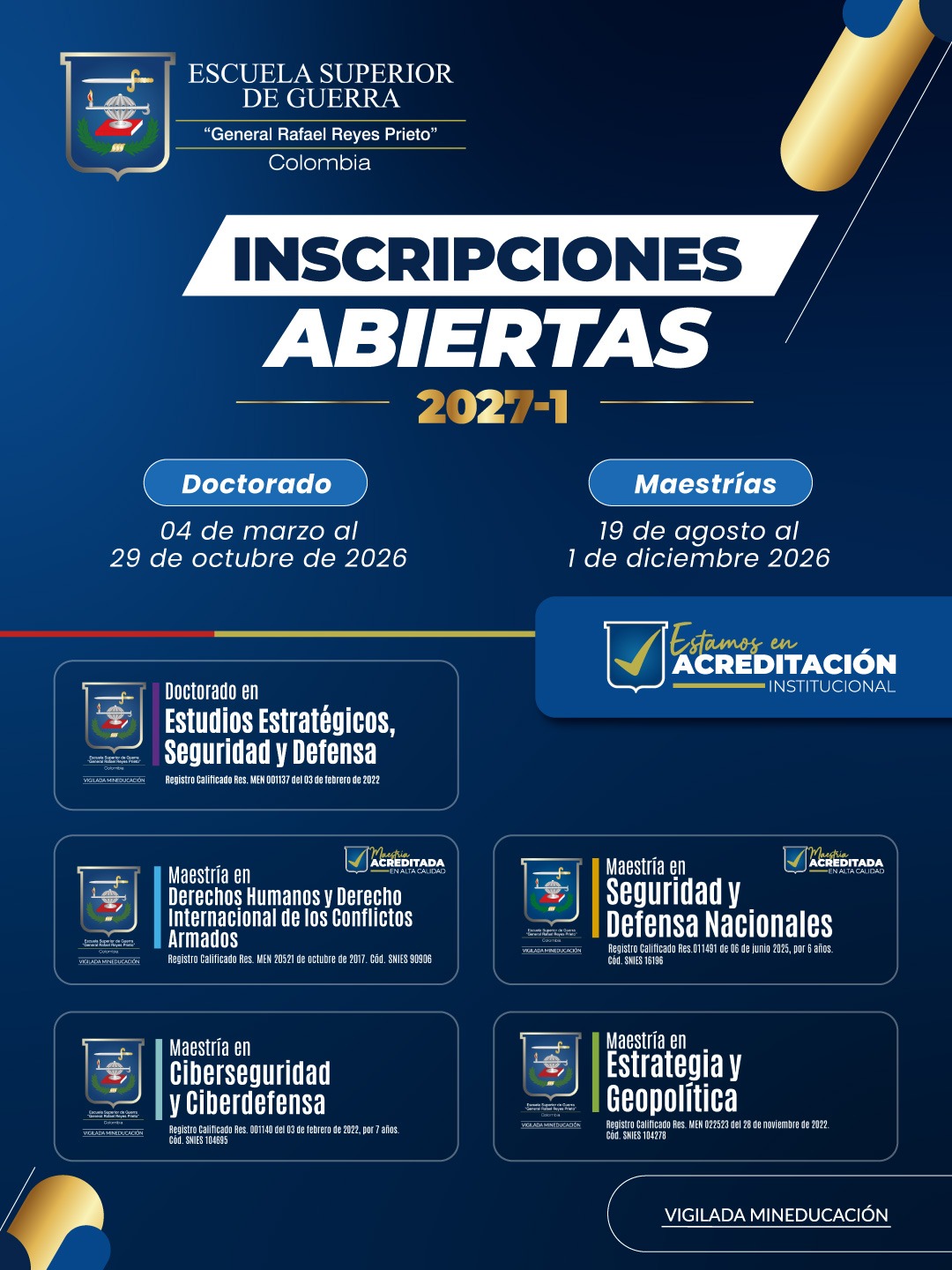  La ESDEG fortalece la formación de líderes estratégicos con su oferta académica de maestrías 2027-1