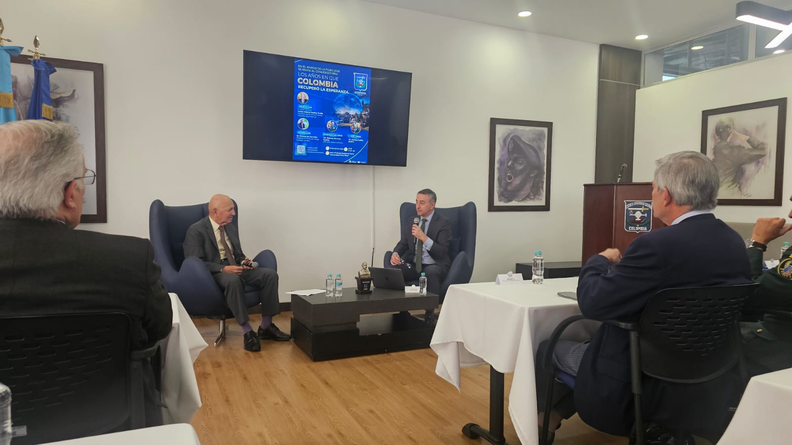 🎙️ Conversatorio del libro los años en que Colombia recuperó la esperanza por el señor General Carlos Alberto Ospina Ovalle