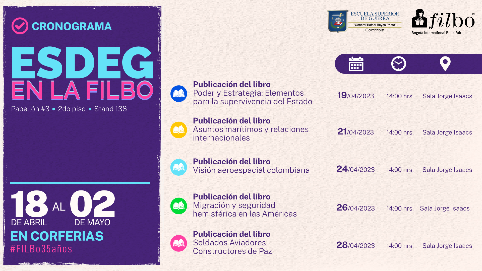 Apertura Feria Internacional del Libro de Bogotá 2023