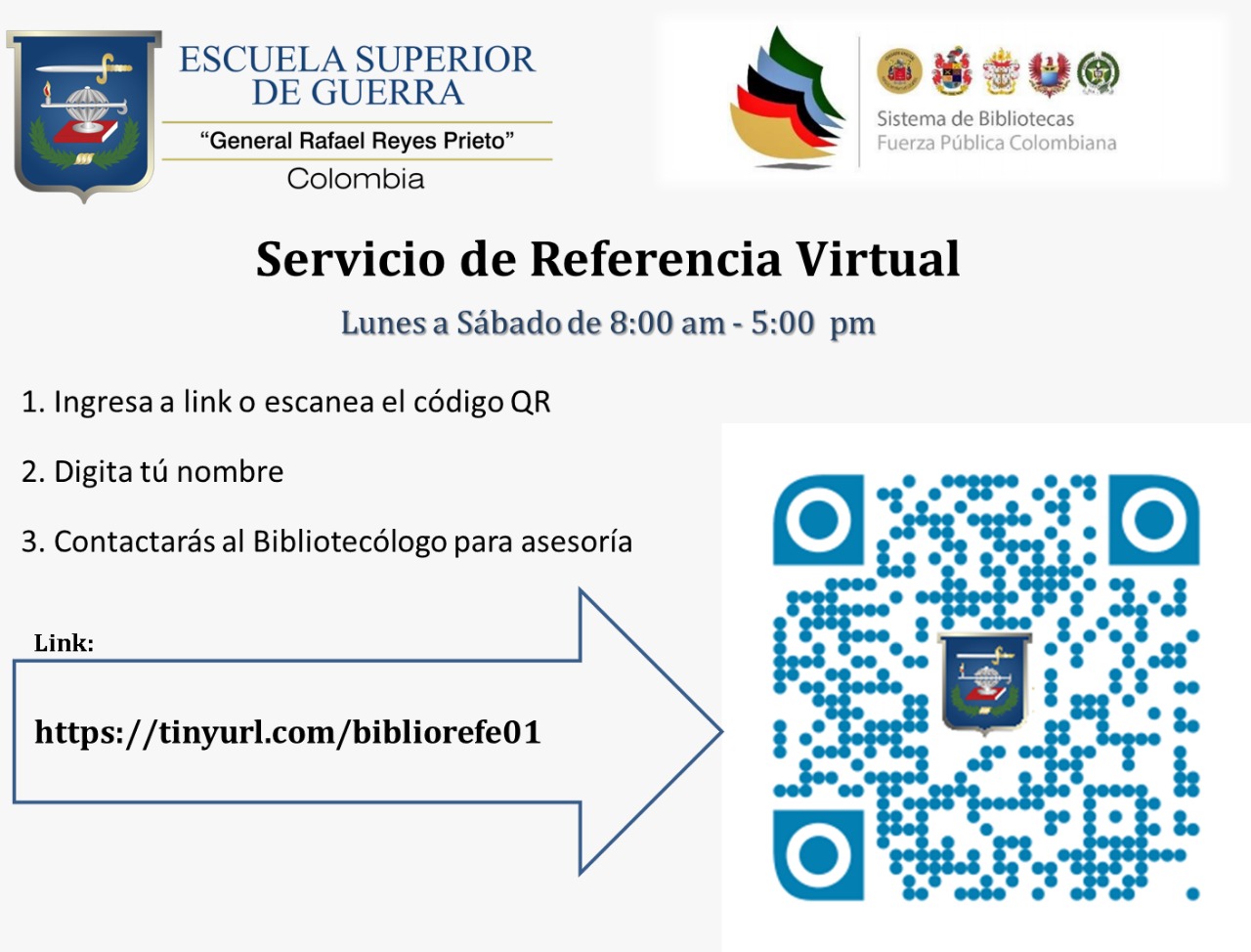 servicio de referencia virtual horario