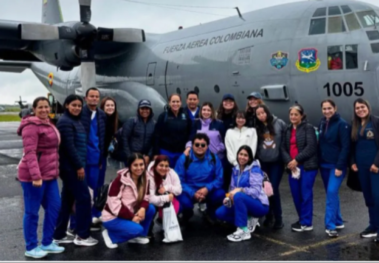 Coronel Eduardo Sánchez participó en Brigada de salud en La Macarena 