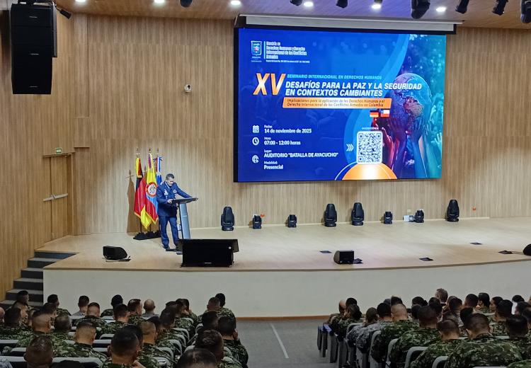 La ESDEG analiza los desafíos contemporáneos de la paz y la seguridad en el XV seminario internacional de derechos humanos